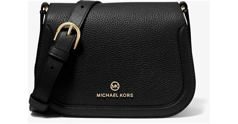 michael kors collection 2009 black pebbled leather|Michael Kors pebbled leather crossbody.